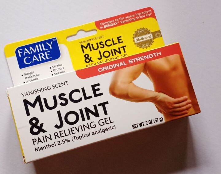 Family Care Muscle & Joint pain relieving gel 57g Lazada PH