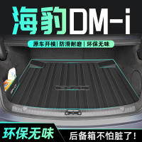 แผ่นรองกระโปรงท้ายรถสำหรับ DMI แมวน้ำ BYD รุ่น23แผ่นรองกล่องท้าย TPE อุปกรณ์รถยนต์ดัดแปลงรุ่นแชมป์ EV