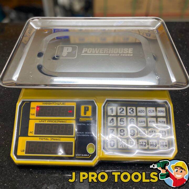 Powerhouse Bench Digital Weighing Scale (PHBDWS30KG) Lazada PH