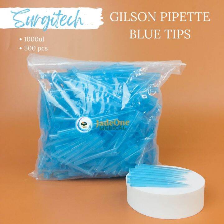 SURGITECH Gilson Pipette Blue Tips 1000ul (500 pcs) Lazada PH