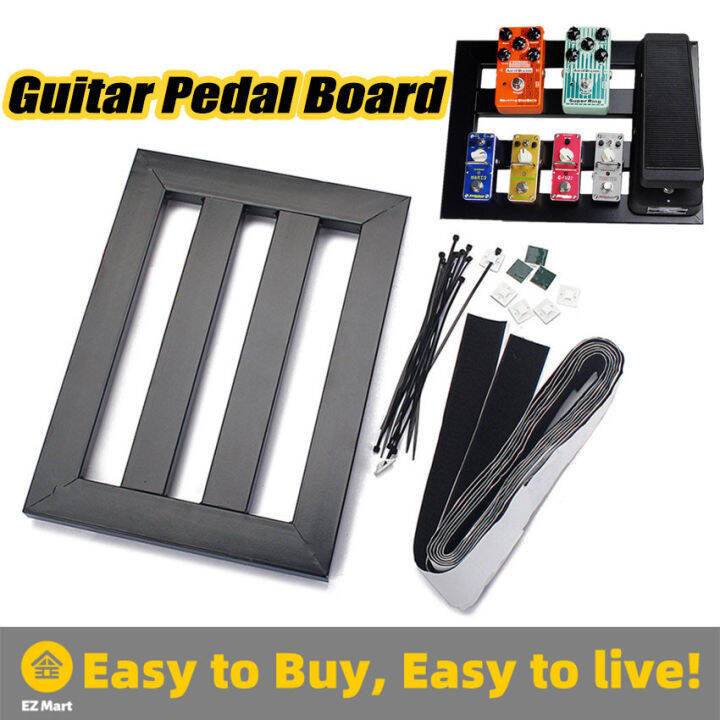 【Fast Shipping】 Metal DIY Guitar Pedal Board Case Effect Board Package