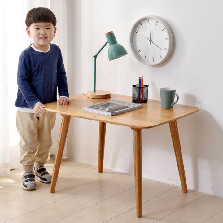 Children's Study Table and Chair Primary School Students' Desk Solid