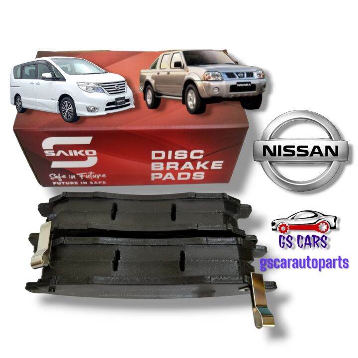 Nissan Navara D40 20082014 Front Brake Pads Serena C26 2011 Brek Pad Depan Saiko Sd1903 D1060