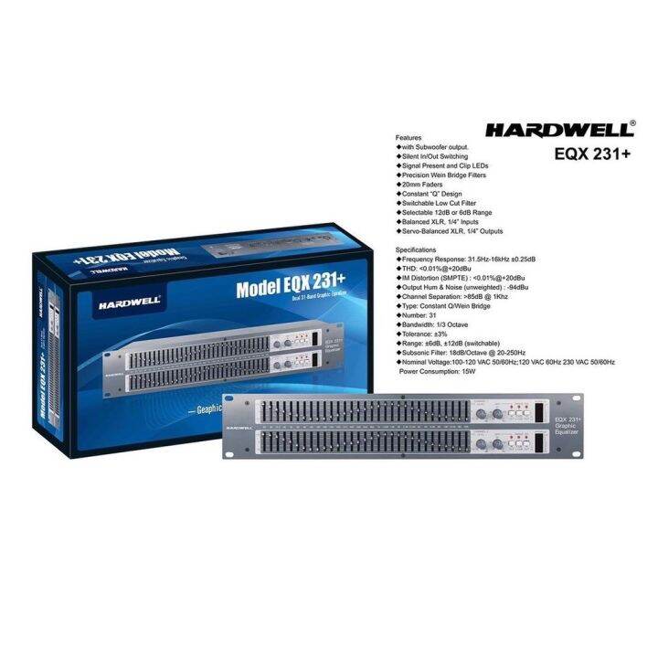 Equalizer Hardwell EQX 231+ Original Lazada Indonesia