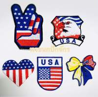 ตัวรีดติดผ้า ชุด USA  iron on patch