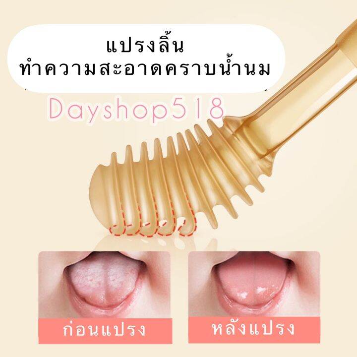 สินค้าแนะนำ-แปรงลิ้นเด็ก-แปรงนวดเหงือก-แปรงเด็กทารก-0-18เดือน