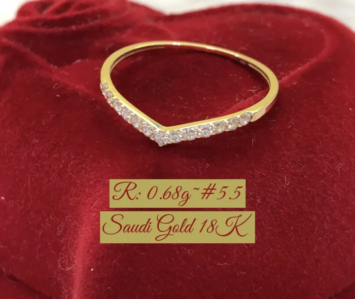 18K Saudi Gold Ring | Lazada PH