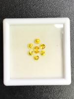 ชุดแซฟไฟร์สีเหลืองธรรมชาติ 1.60 กะรัต 1.60 cts natural yellow sapphire set