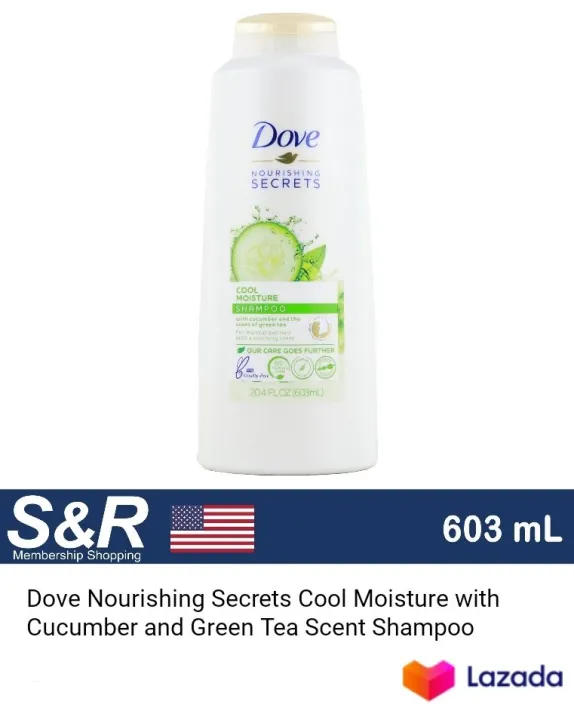 Dove Scent Shampoo Dove Nourishing Secrets Cool Moisture With Cucumber And Green Tea 603ml 4184