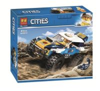 ตัวต่อเลโก้ Compatible with Lego City Series Desert Rally Car 60218 Childrens Assembled Toy Boy Building Block 11217