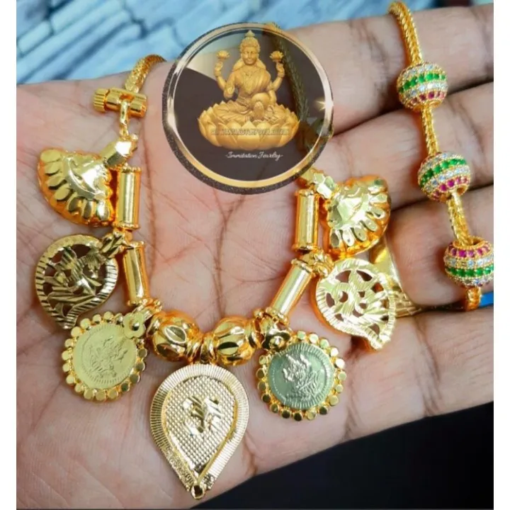 Malayalam thali ball chain 1 gram gold plated Ready stock | Lazada