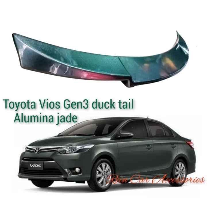 Toyota Vios gen3 trd duck tail ( ALUMINA JADE ) | Lazada PH