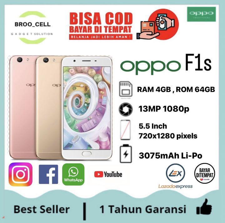 oppo f1s garansi distributor