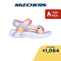 Skechers สเก็ตเชอร์ส รองเท้าแตะเด็กผู้หญิง Girls S-Lights Unicorn Dreams Explorer Majestic Bliss Sandals - 302682L-PKMT Lights, Magical Collection, Thematic