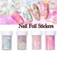 ?ฟอยล์ลอกลาย ฟอล์ยลายกาแลกซี่ ลายหินอ่อน Starry Galaxy nail foil