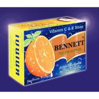 BENNETT Vitamin C&amp;E Soap สบู่เบนเนท เบนเนท วิตามิน อี สูตร เพิ่ม วิตามินซี