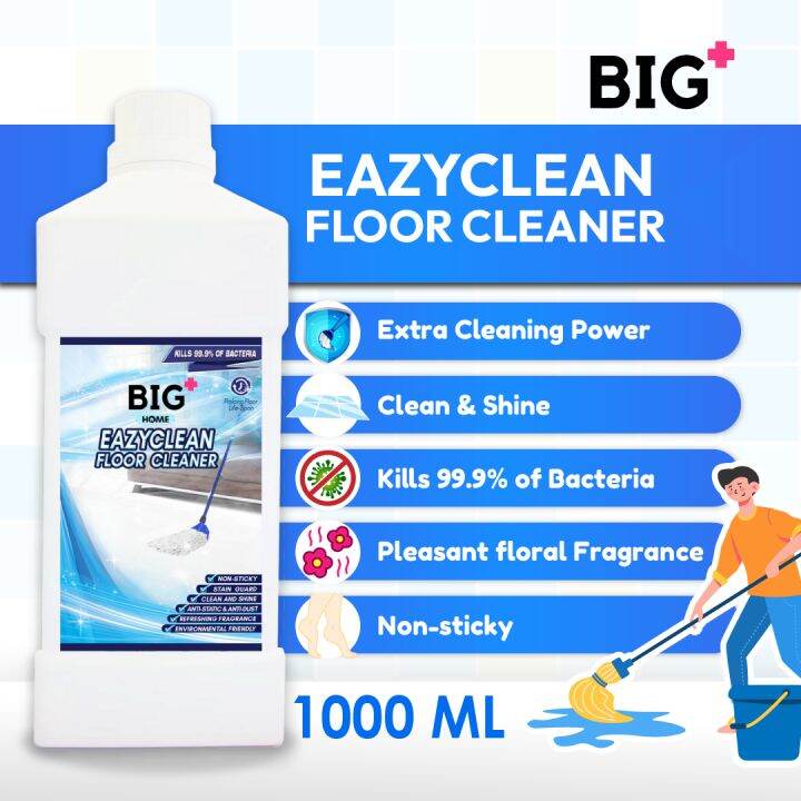 [ Carton Deal | 3 x 1000ml ] BIG+ EazyClean Floor Cleaner Liquid Floor ...