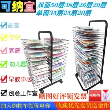 Art Drying Rack 20/25 Layer Paint Drying Rack Craft Artwork Storage Display  Rack