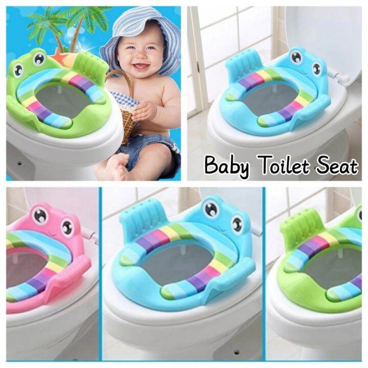 Baby Toilet Potty Seat Children Potty Safe Seat With Armrest for Girls Boy Toilet Training Outdoor Travel Infant Potty Cushion