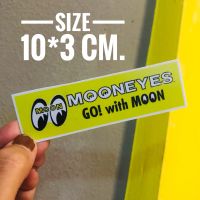 Sticker Mooneyes สติ๊กเกอร์ติดรถ ติดได้ทั่วไป กันน้ำ ลอกไม่ทิ้งคาบกาว