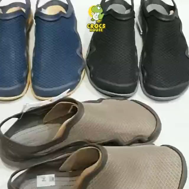 Sandal Crocs Swiftwater Wave Men Vải Lưới Siêu Nhẹ, Lớp Vải Lưới Mềm Mại,  Xăng Đan Nam - Crocs House 