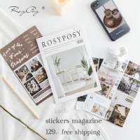 ?สมุดสติ๊กเกอร์ rosyposy magazine เป็นสติ๊กเกอร์ทั้งเล่ม ❗️?