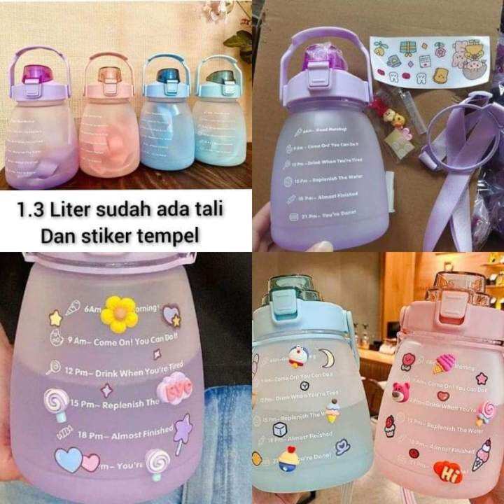 BOTOL VIRAL 1.3 LITER GEMOY BOTOL MINUM VIRAL BOTOL ANTI TUMPAH BOTOL ...