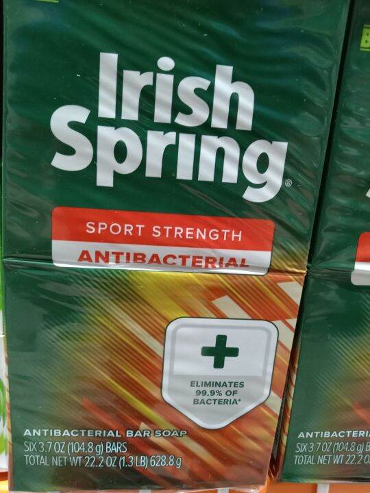 IRISH SPRING ANTIBACTERIAL BAR SOAP SPORT STRENGTH (USA) Lazada PH
