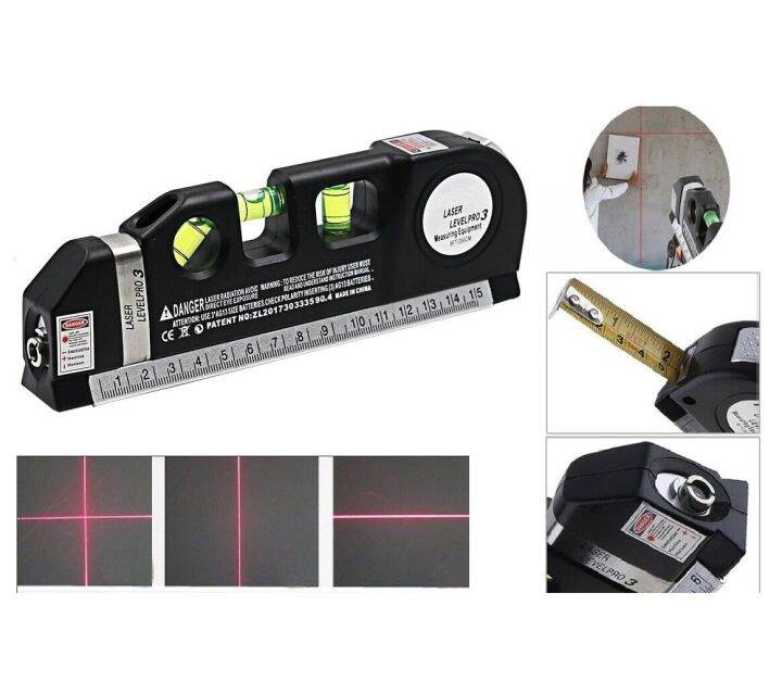 Laser Level Multipurpose Line Laser Leveler Tool Cross Line Lasers With ...