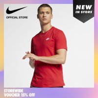 Nike Mens Swoosh Club T-Shirt - Red