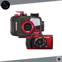 OLYMPUS - ประกันศูนย์ไทย Olympus Tough TG6 + Housing Set (Black, Red) กล้องกันน้ำโอลิมปัส TG-6 พร้อม Housing สำหรับดำน้ำ