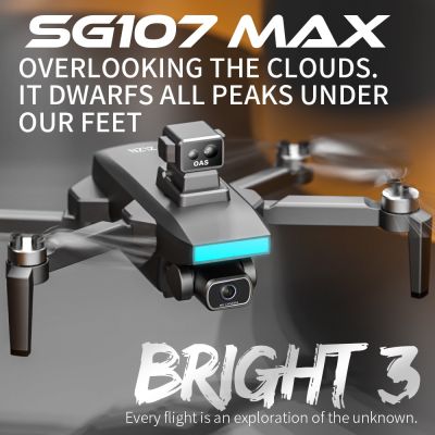 【การจัดส่งที่รวดเร็ว】【พร้อมใช้งาน】2022 ZLL SG107Maxโดรนไร้แปรงถ่าน GPS พร้อมกล้อง Quadcopter FPV แบบกล้องคู่ HD ระดับมืออาชีพ 4K การไหลของแสง 50X เวลาซูมโดรน
