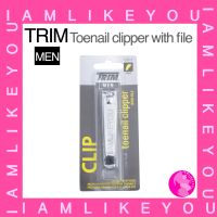 TRIM MEN Toenail clipper with file ทริม กรรไกรตัดเล็บเท้า สำหรับผู้ชาย กรรไกรตัดเล็บ