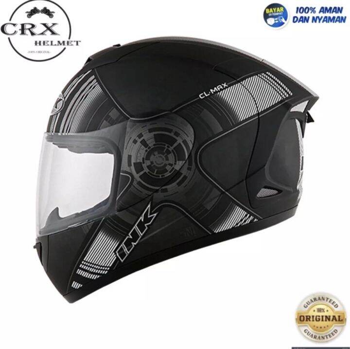 Helm Full Face Ink Cl Max Seri Black Matt Original Termurah Lazada Indonesia