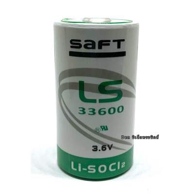 SAFT Saft LS33600 3.6V แบตเตอรี่ ลิเธียมอิเล็กทรอนิกส์ D ของแท้✅✅ สินค้าออกบิลได้