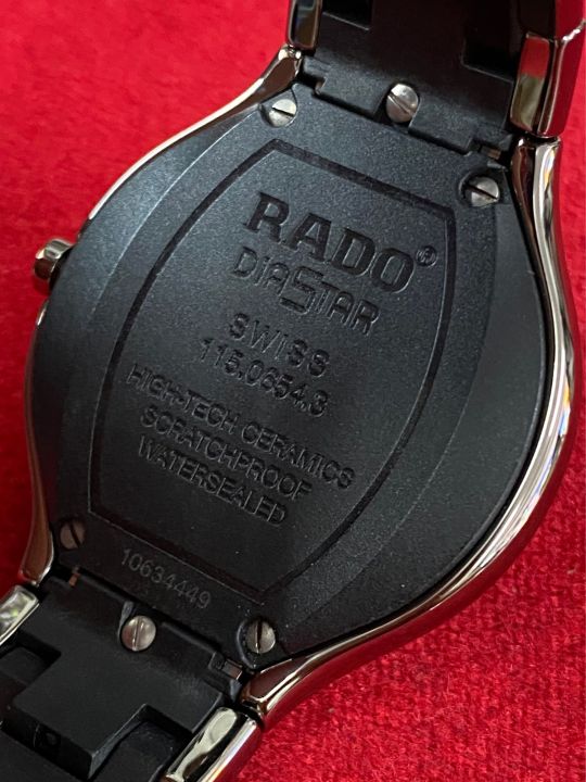 rado-diastar-high-tech-ceramics-quartz-ตัวเรือนceramics-นาฬิกาผู้ชาย-มือสองของแท้