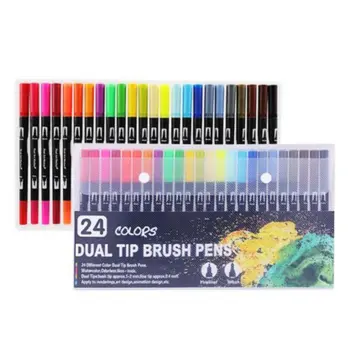 Jual Double Head Marker Pen Art Sketch Brush Markers for Journaling di  Seller Homyl - Shenzhen, Indonesia