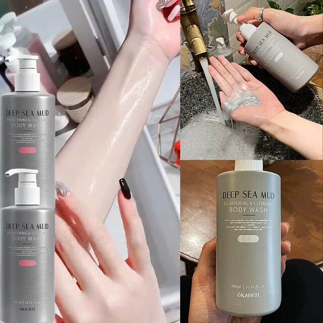 Deep Sea Mud Body Wash KoreanDead Sea Mud Exfoliating, Antioxidant