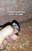 Titanium Steel Ring เหมาะสำหรับสุภาพบุรุษและสุภาพสตรี