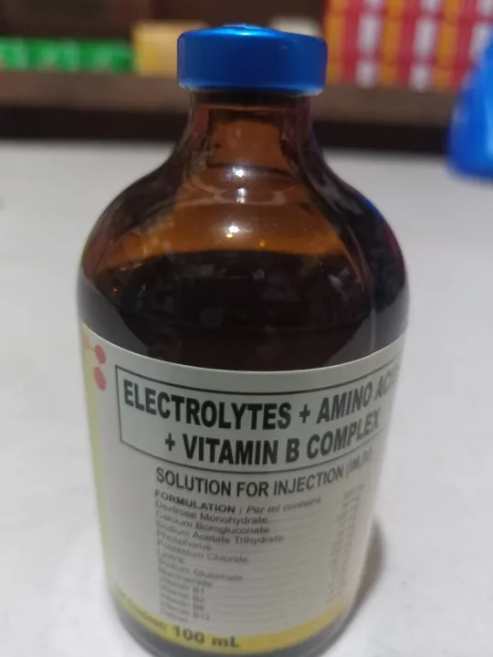 Electrolite Amino Acids Vitamins B Complex Solution For Injection 100ml ...