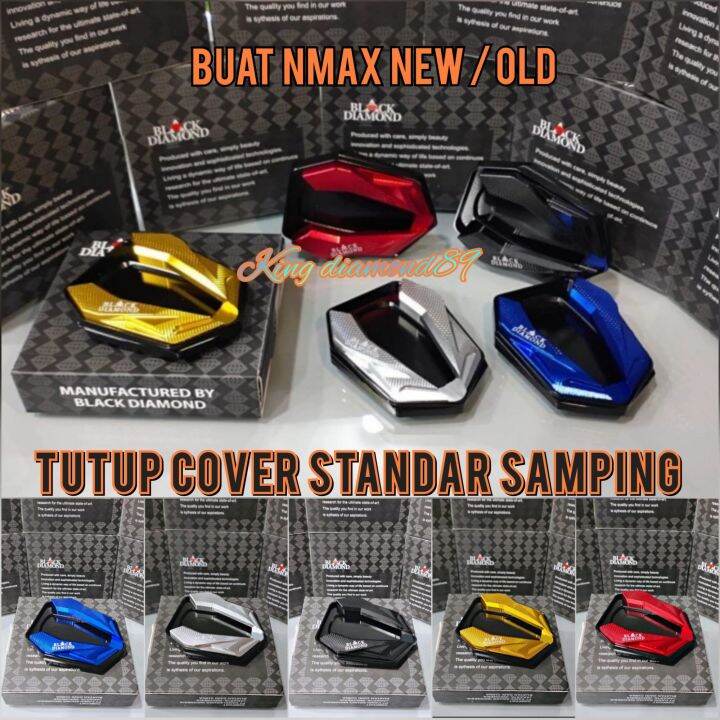 Tutup Cover Tapak Standar Samping Nmax Buat Nmax Black