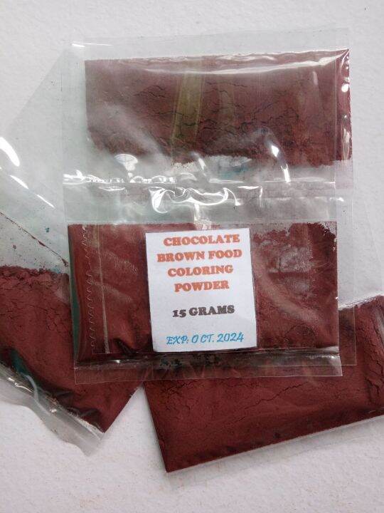 CHOCOLATE BROWN FOOD COLORING POWDER (15 GRAMS) perfect for coloring