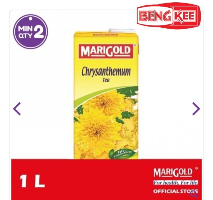 Beng Kee🔥marigold Air Kotak Bunga 1 Liter Minuman🔥1pcs🔥 Lazada 5315