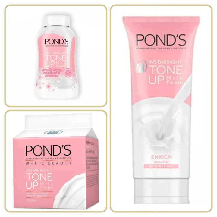 Pond's InstaBright Tone Up Milk Cream/ Tone Up Facial Foam Lazada PH
