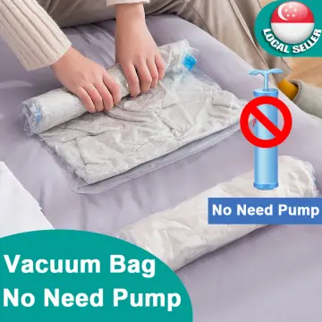 New Storage Compression Bags Hand Rolling Clothing Plastic Vacuum