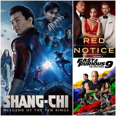 DVD หนังใหม่ ☆Shang-Chi☆Red Notice☆Fast 9 มัดรวม 3 เรื่องดัง #หนังฝรั่ง #แพ็คสุดคุ้ม - แอคชั่น