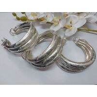 กำไลข้อมือเงินแท้ 95% เงินทำมือ
Bangle Sterling Silver 95%
Hand Made Silver