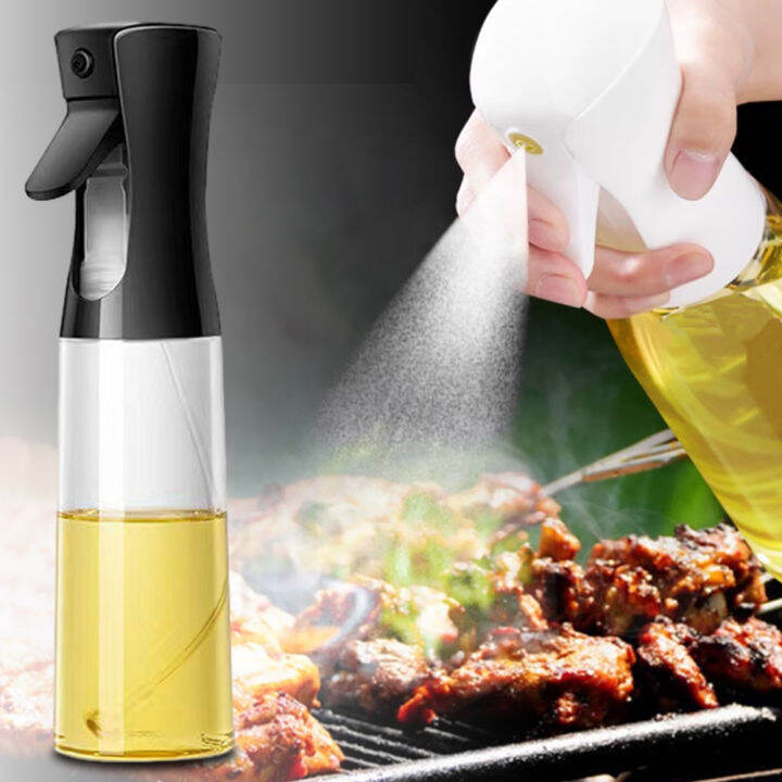 300ml Kitchen Plastic Spray Bottle Portable Oil Nebulizer Airfryer BBQ