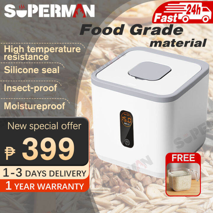 【Free cup】Rice Dispenser 15KG 10KG 5KG Sealed Rice Storage Container