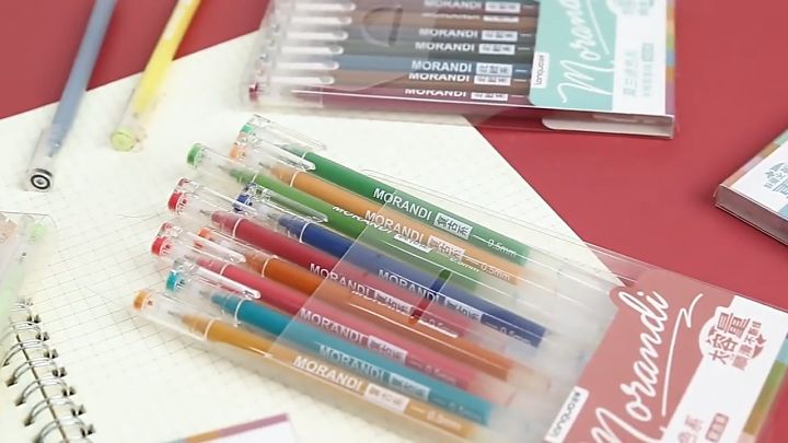 Morandi Journal Planner Pens Colorful 0.5mm Markers Fine Tip